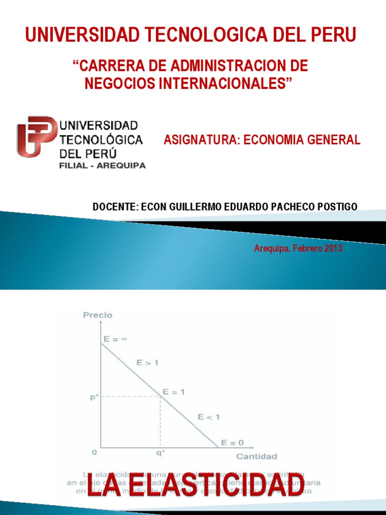 La Elasticidad de Oferta y Demanda | PDF | Elasticidad (economía ...