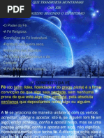 a fé transporta montanhas
