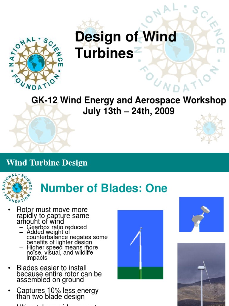 Wind Turbine Design Principles | PDF | Technology & Engineering | Computers