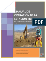 Estacion Total Manual Operacion