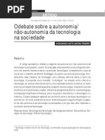 Texto 6 - Sociologia e Tecnologia