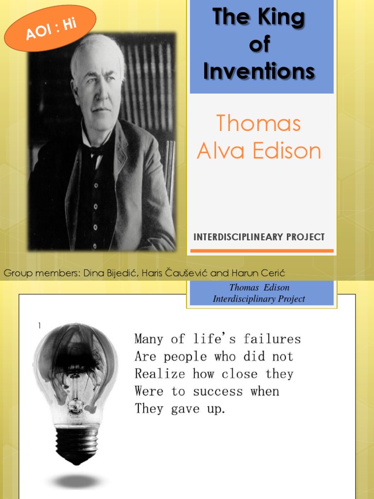 investigadorfuturista - Thomas Alva Edison Zitate