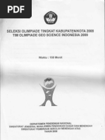 Download Soal Olimpiade Kebumian Tahun 2009 tingkat Kota by rudyhilkya SN13318230 doc pdf