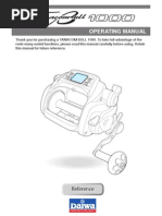 Daiwa Tanacom Bull 1000 Operating Manual