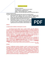 Resumo sobre a globalização econômica e suas contradições