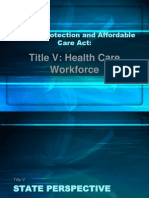 ACA Title V Workforce Provisions