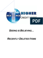 Credit Restoration Seeing Is Believing