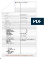 Pulley Design Input Requirements