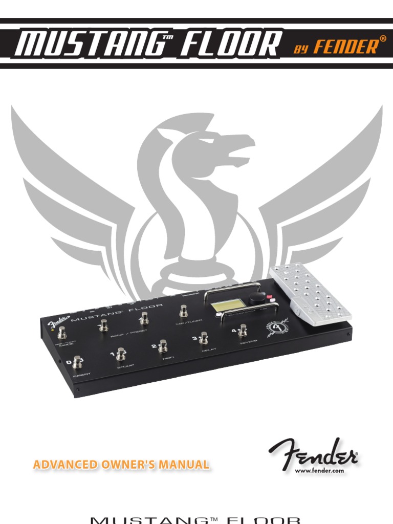 Mustang Floor Advanced Manual English Rev-B | Sound Production