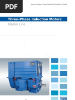 WEG Three Phase Induction Motors Master Line 50019089 Brochure English