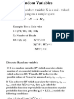 UNIT I - Random Variables