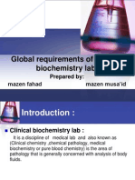 Global Requirements of Clinical Biochemistry Lab