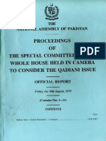 1974 National Assembly Official Report On Qadiani Issue 15 of 21