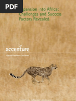 Accenture Strategy Expansion Into Africa POV