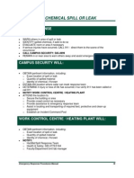 Emergency Response Procedures Manual - Spill PDF