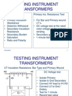 Testing and Commissioning Instrument-Transformers