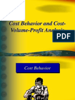 Cost Behavior and Cost-Volume-Profit Analysis