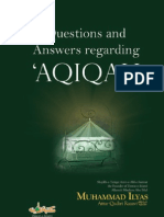 Questions and Answers Regarding Aqiqah, Ameer Ahle Sunnat Allama Muhammad Ilyas Attar Qadri