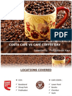 COSTA CAFÉ VS CAFÉ COFFEE DAY