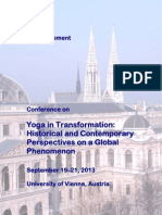 Announcement Yoga Conference