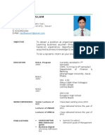 Sajadul CV