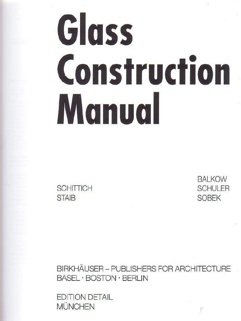 Steel + Glass Construction Manual 2冊セット Steel + Glass