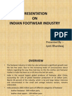 Presentation ON Indian Footwear Industry: By:-Jyoti Bhardwaj