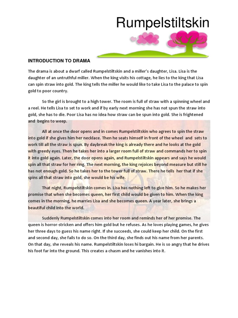 Drama Rumpelstiltskin PDF
