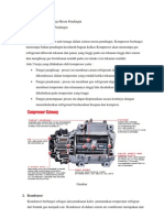 Komponen Dan Prinsip Kerja Mesin Pendingin
