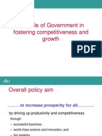 Govt. Policies & Competitiveness
