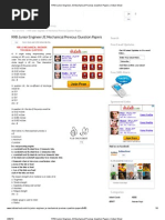 Download RRB Junior Engineer JE Mechanical Previous Question Papers _ Indian Shout by Pavitar Papii SN133234523 doc pdf