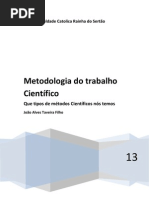 Quais são os métodos científicos