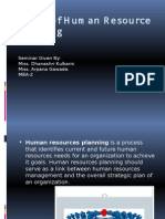 Types of Human Resource Planning