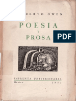  Gilberto Owen Poesia y Prosa 1953 Edicion Procopio(Cut)