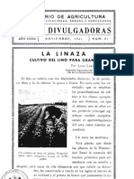 La Linaza, Cultivo Del Lino para Grano - Nov 1941