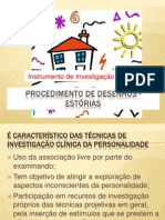 Procedimento de Desenhos - Estorias