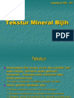 TEKSTUR MINERAL