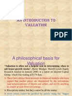 An Introduction To Valuation