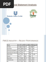 HUL Vs DABUR Financial Analysis Snapshot