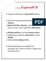 Expresspcb: CL Solution. Material of PCB Is Phenolic, Which Generally