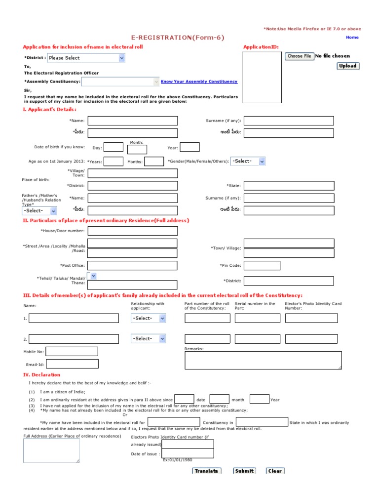 Voter Registration Form Guide | PDF