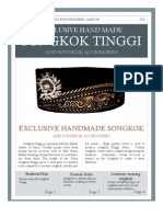 Songkok Tinggi: Exclusive Hand Made