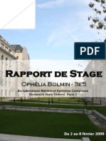 Rapport Ophelia Bolmin