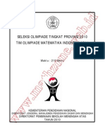 Soal Dan Bahas OSP Matematika SMA 2010 PDF