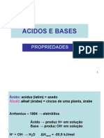 Acidos e Bases