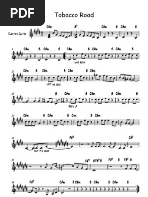 tobacco road sheet music Tobacco Road Concert E