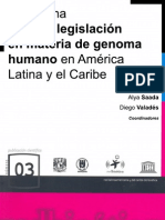 Panorama Sobre Legislacion en Materia de Genoma Humano