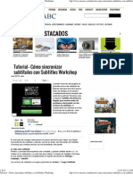 Tutorial - Cómo Sincronizar Subtítulos Con Subtitles Workshop