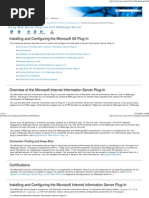 Installing and Configuring the Microsoft IIS Plug-In