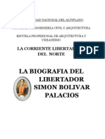 Monografia Del Libertador Simon Bolivar